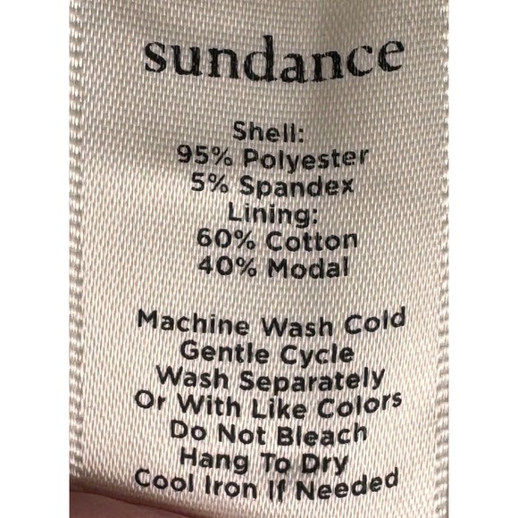 Sundance Top Blouse Womens Medium Floral Burnout Velvet Ivory Lined Whimsigoth - Picture 8 of 12